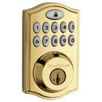 Kwikset 914 Series SmartCode Zigbee Deadbolt with Cox, Polish Brass